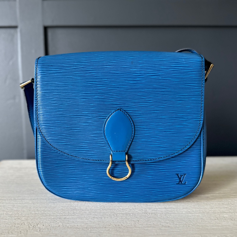 Louis Vuitton Saint Cloud GM Blue Epi